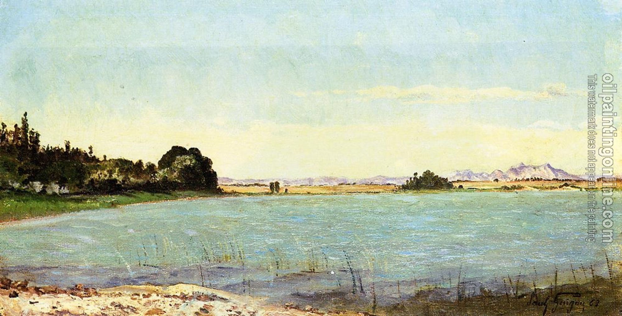 Guigou, Paul-Camille - A Lake in Southern France